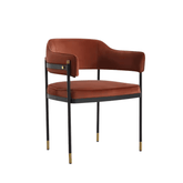 Pama 工業簡約風皮革餐椅